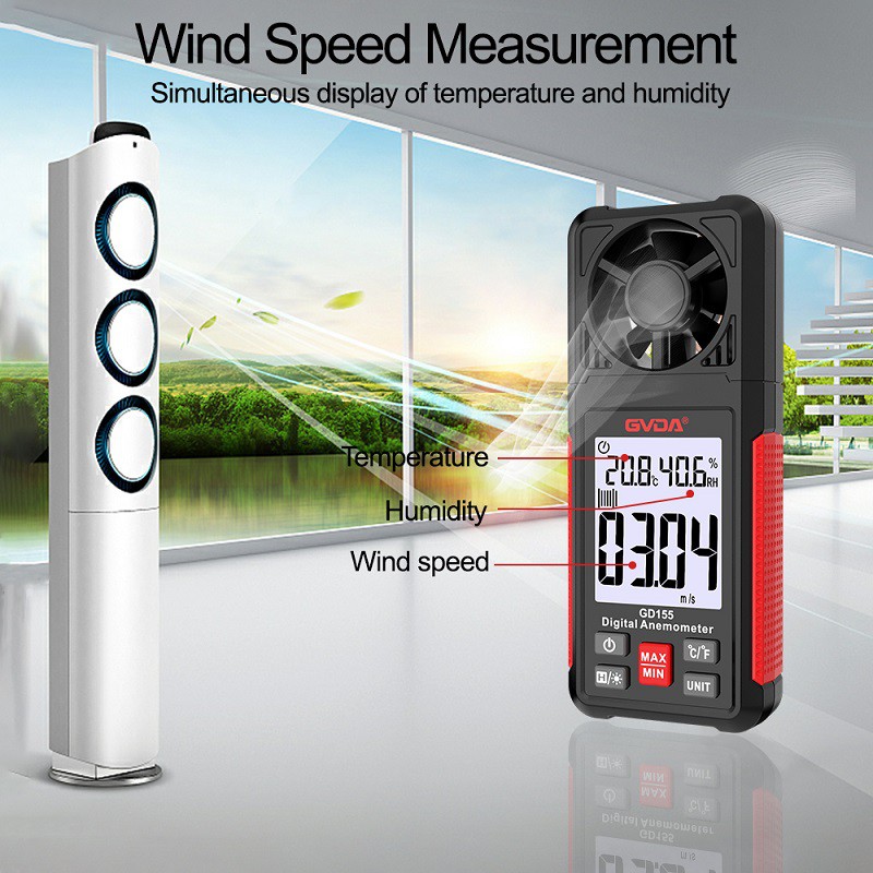 WindSpeedVolumeTemperatureTester- WindSpeedVolumeTemperatureTester-