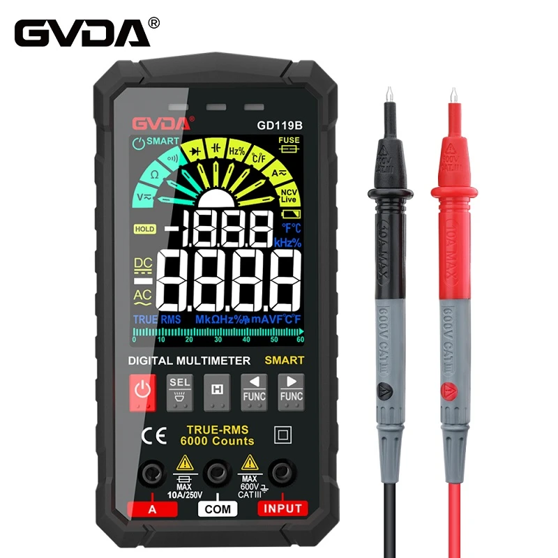 1 6000 Counts digital multimeter - 1 6000 Counts digital multimeter -