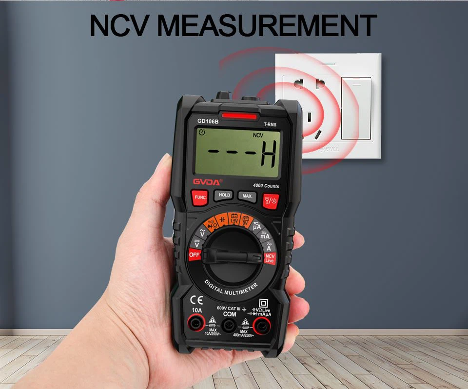 Čo je hlavnou funkciou GVDA Automatického rozsahu Multimeter Digital 4000 Cou...