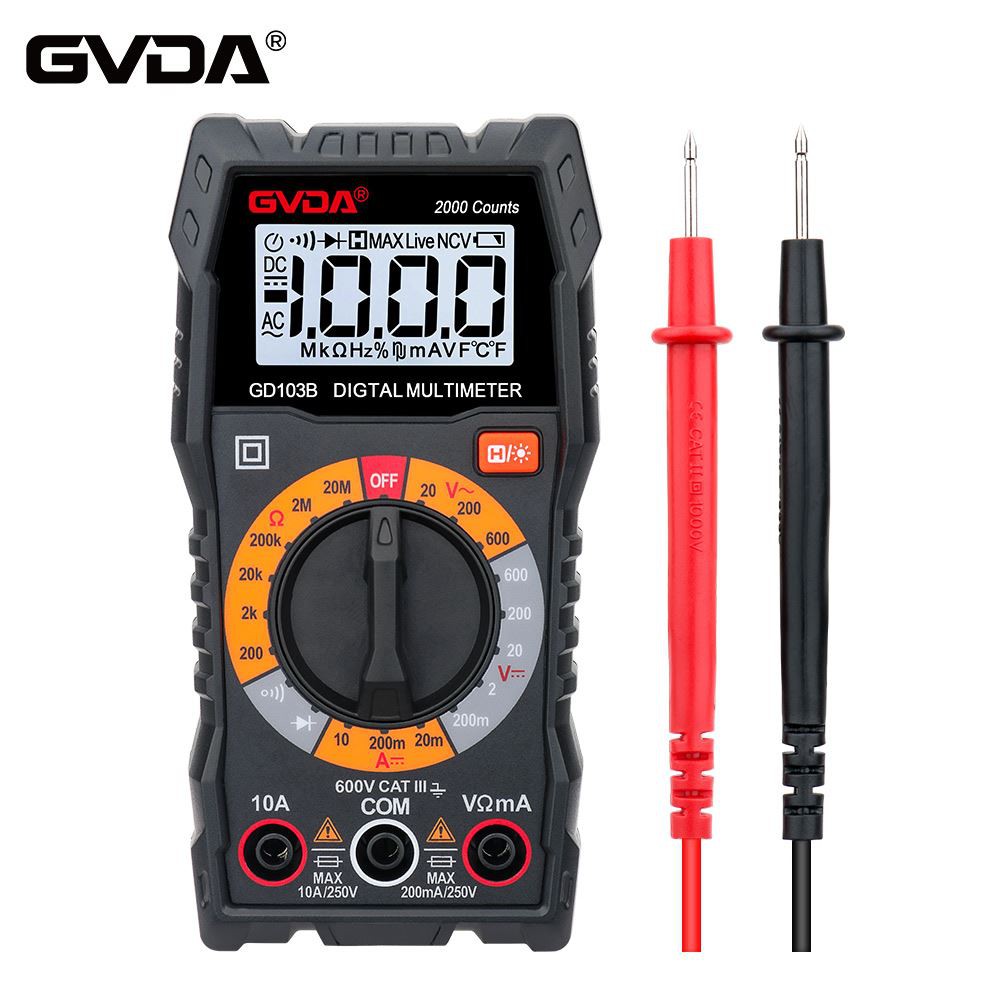 Technické špecifikácie pre mini digitálny multimeter Gd103b