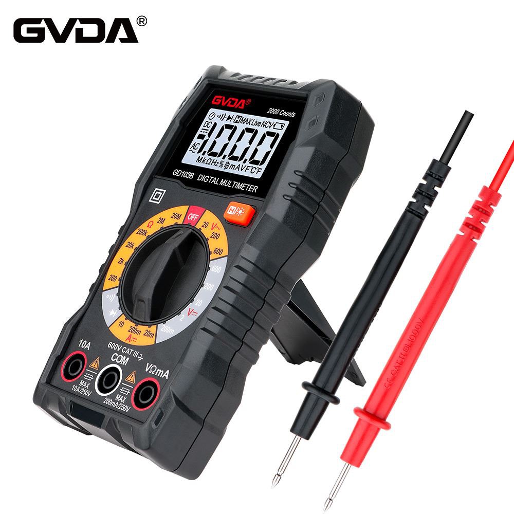 Aký je rozsah merania jednosmerného napätia mini digitálny multimeter GD103B